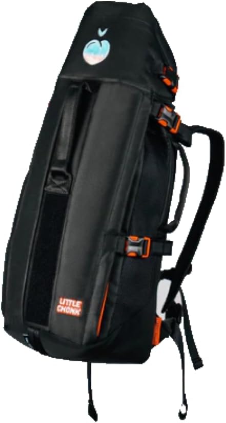 The Maxine One Medium Dog Carrier by Little Chonk | Dog Backpack Carrier for Medium Sized Breeds | Adjustable Front Facing Pet Carrier for Travel | Dog Hiking Backpack - Bark After Dark Black