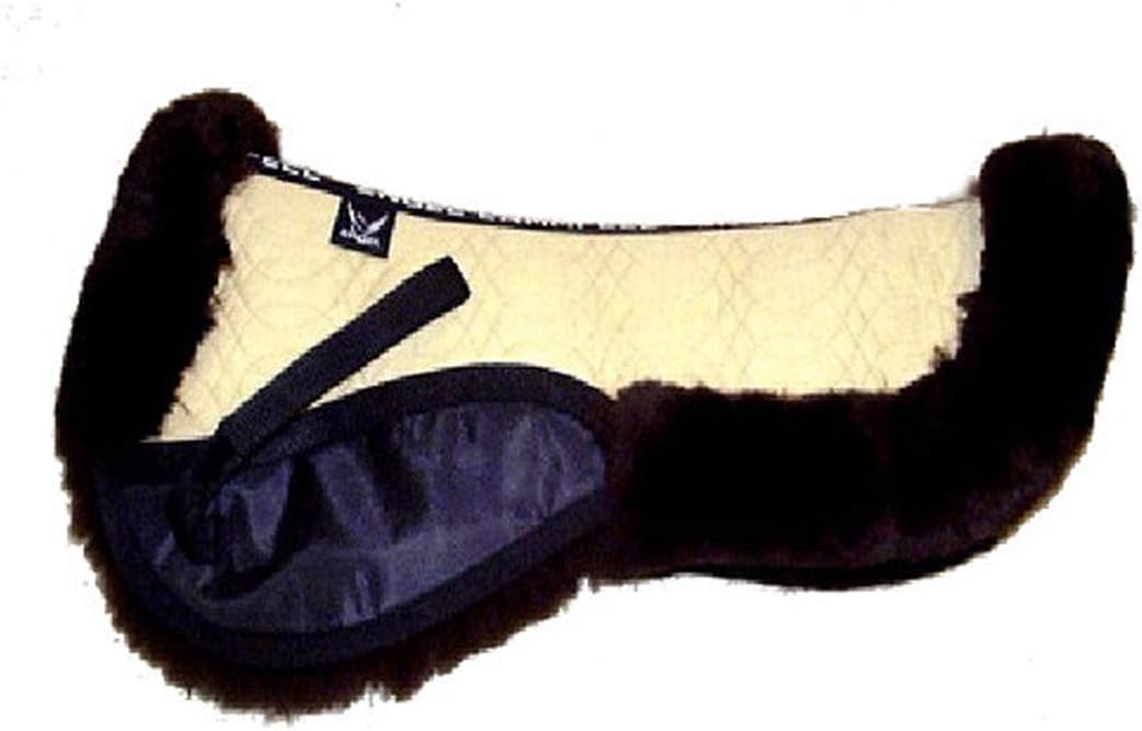 Engel Sheepskin Lined Half Saddle Pad - Medium Size