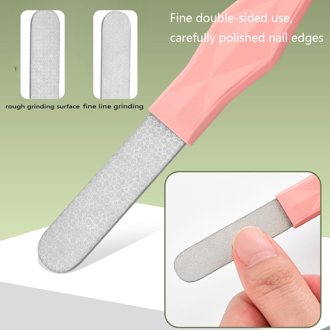 Angled Nail Clippers Pink Eagle Beak Oblique Slanted Curved Thick Professional Nail Clippers for Women Adult Men Ingrown