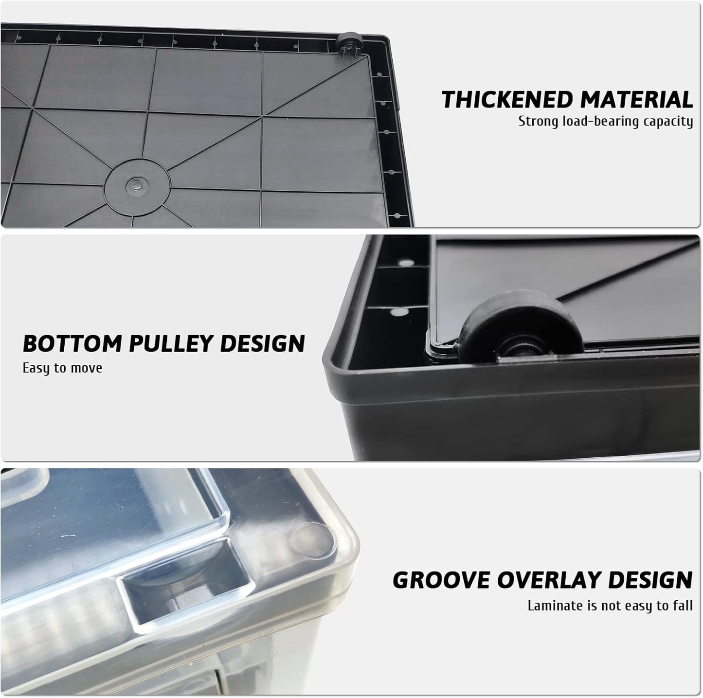 Hamiledyi Collapsible Gecko Tank Starter Kits, Reptile Travel Carrier 15.6" x 11.6" x 9.4" Small Portable Habitat Cages for Leopard Gecko, Bearded Dragon, Snake, Tortoise(White)