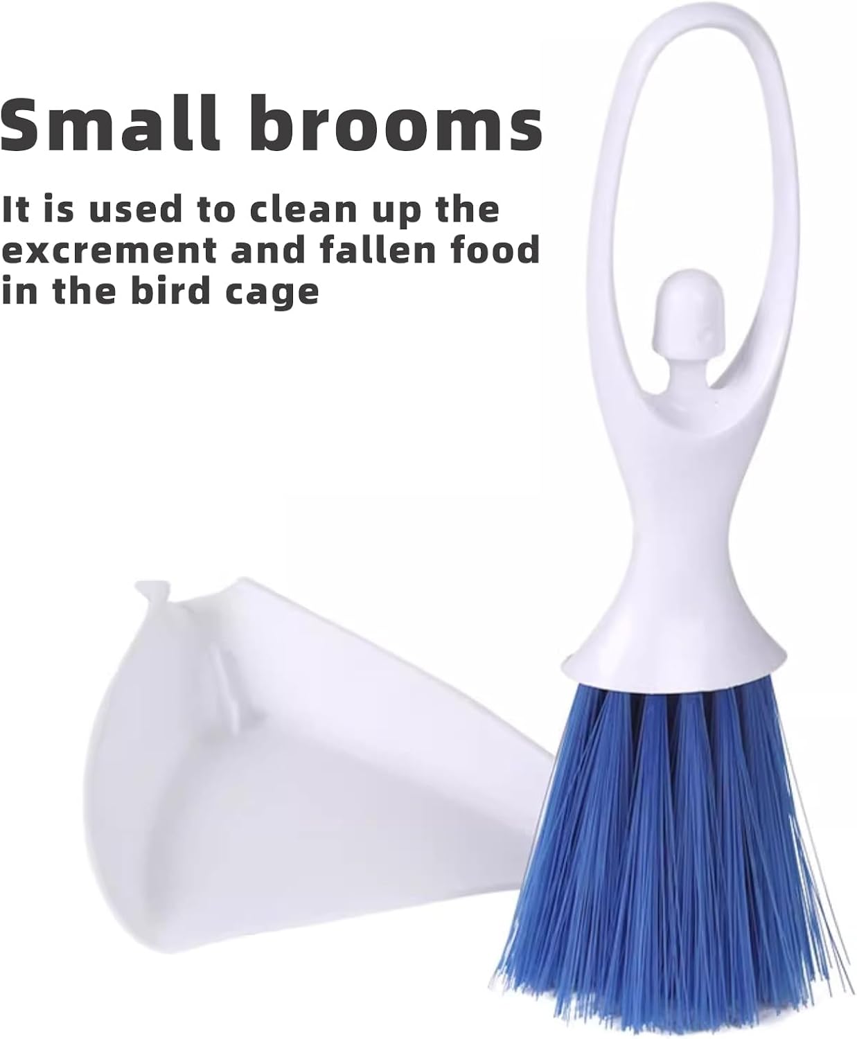 5 PCE Set Bird Cage Cleaner Stainless Steel Poop Remover Bird Cage Accessories Parakeet Items Small Animal Cage Cleaning