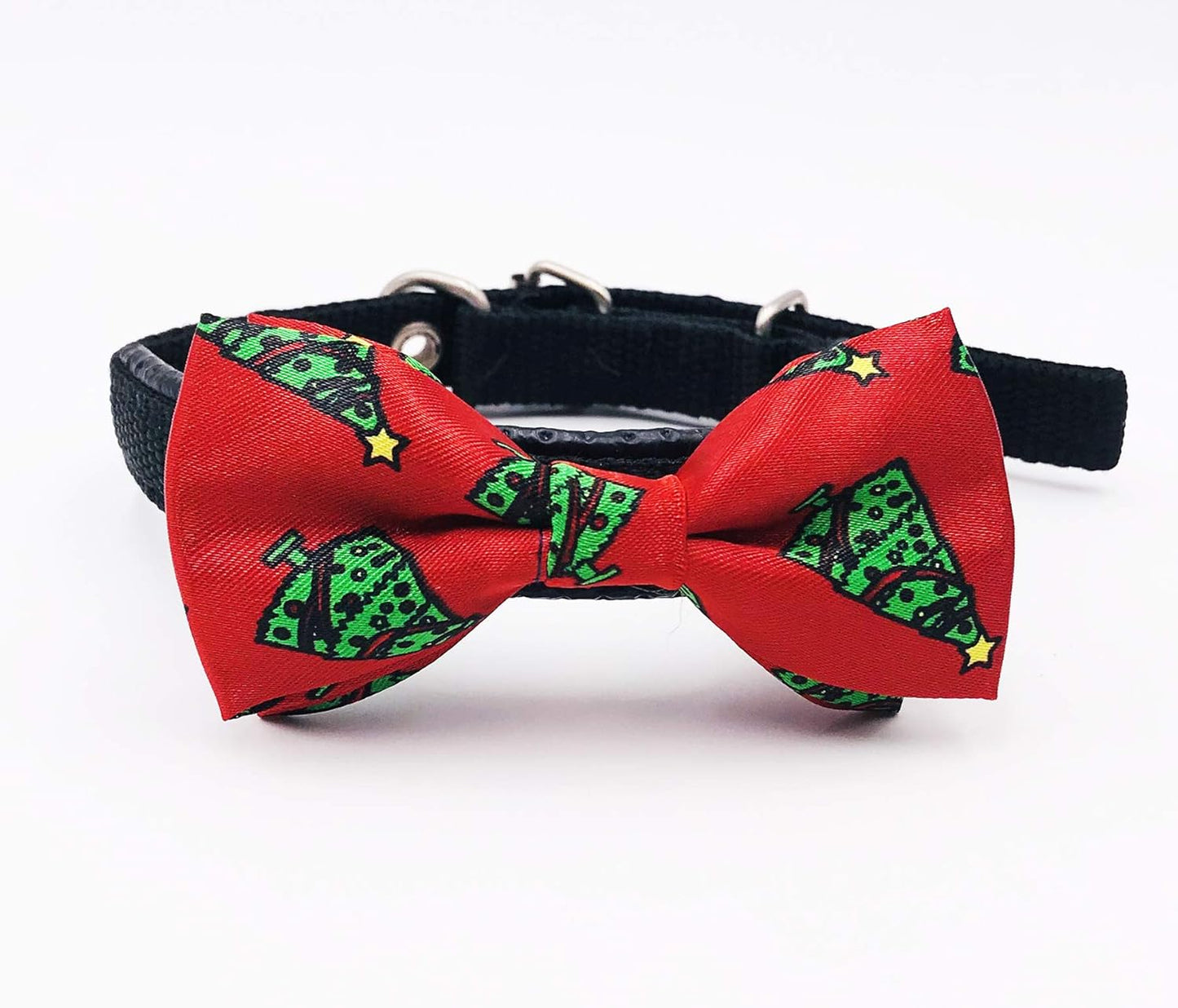 PET SHOW 10pcs/Pack 3.5 * 1.7" Christmas Small Dogs Collar Attachment Bow Ties Xmas Parties Puppies Cats Collar Charms Accessories Slides Bowties Assorted