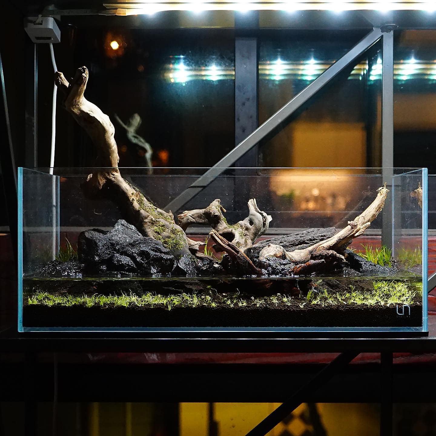 Ultum Nature Systems Controsoil - Freshwater Aqua Soil Substrate for Fish, Shrimp, Live Plant Propagation and Aquascaping - 6.8pH Low Ammonia, Volcanic Ash - Black, Normal (1 Liter | 2LB)