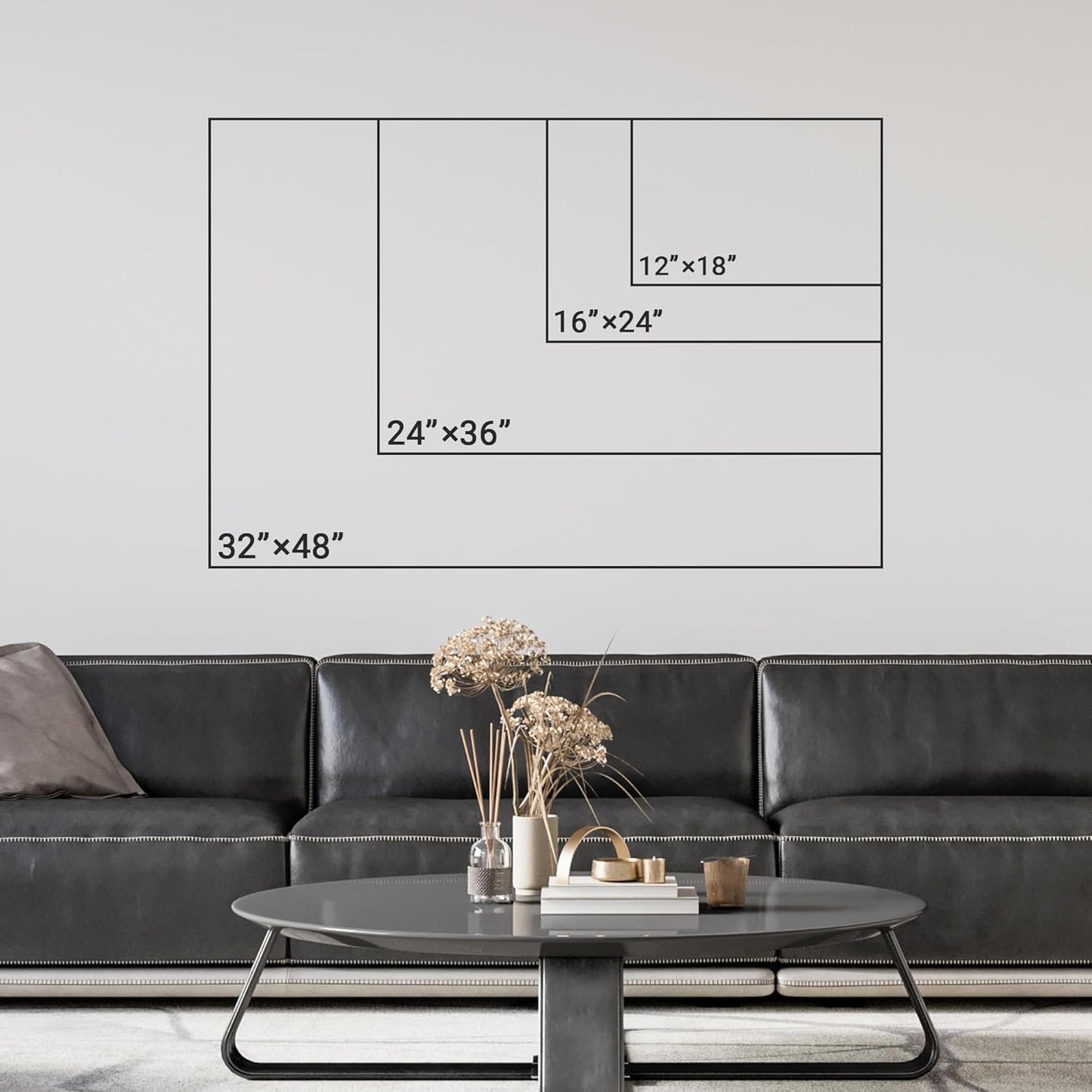 wall26 Canvas Print Wall Art Tropical Ocean Sea Water Horizon Blue Whale Nature Animals Photography Realism Rustic Scenic Landscape Wilderness Colorful for Living Room, Bedroom, Office - 32"x48"