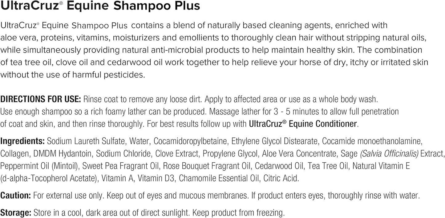 UltraCruz® Equine Shampoo Plus for Horses, 1 gal
