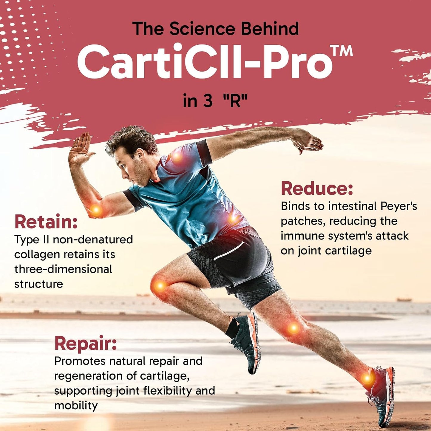 Liposomal Collagen Joint Support Supplement - Undenatured Type II Collagen for Men & Women with Hyaluronic Acid & Vitamin C for Joints Health & Mobility, 180 Softgels