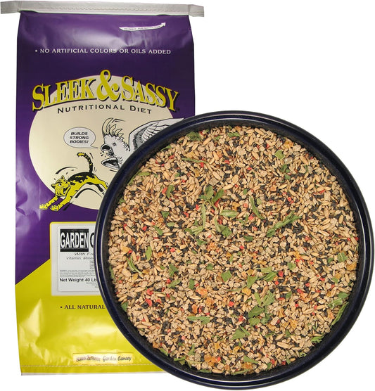 SLEEK & SASSY Garden Canary Bird Food (40 lbs.)