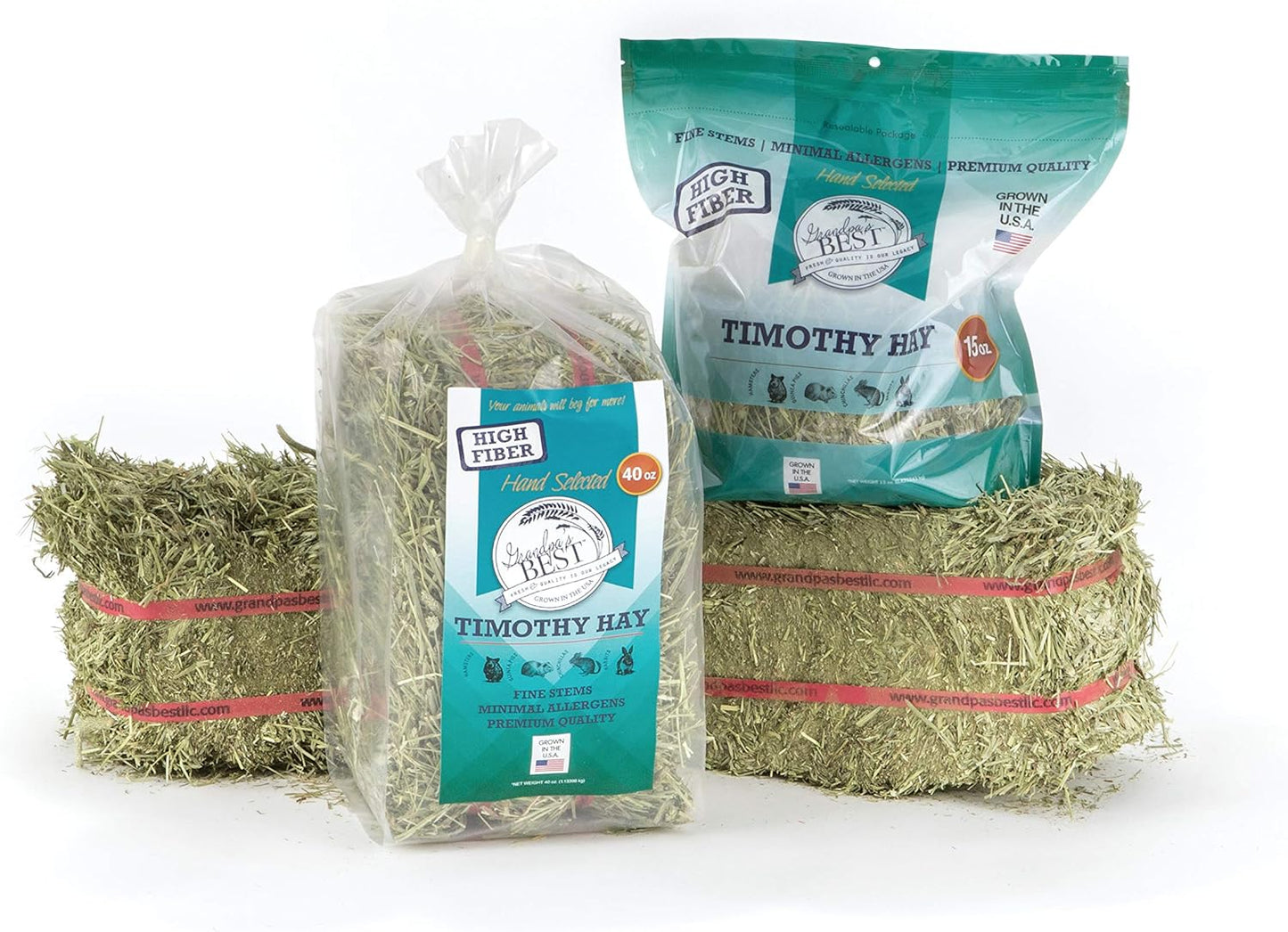 Grandpa's Best Timothy Hay Bale, 5lbs