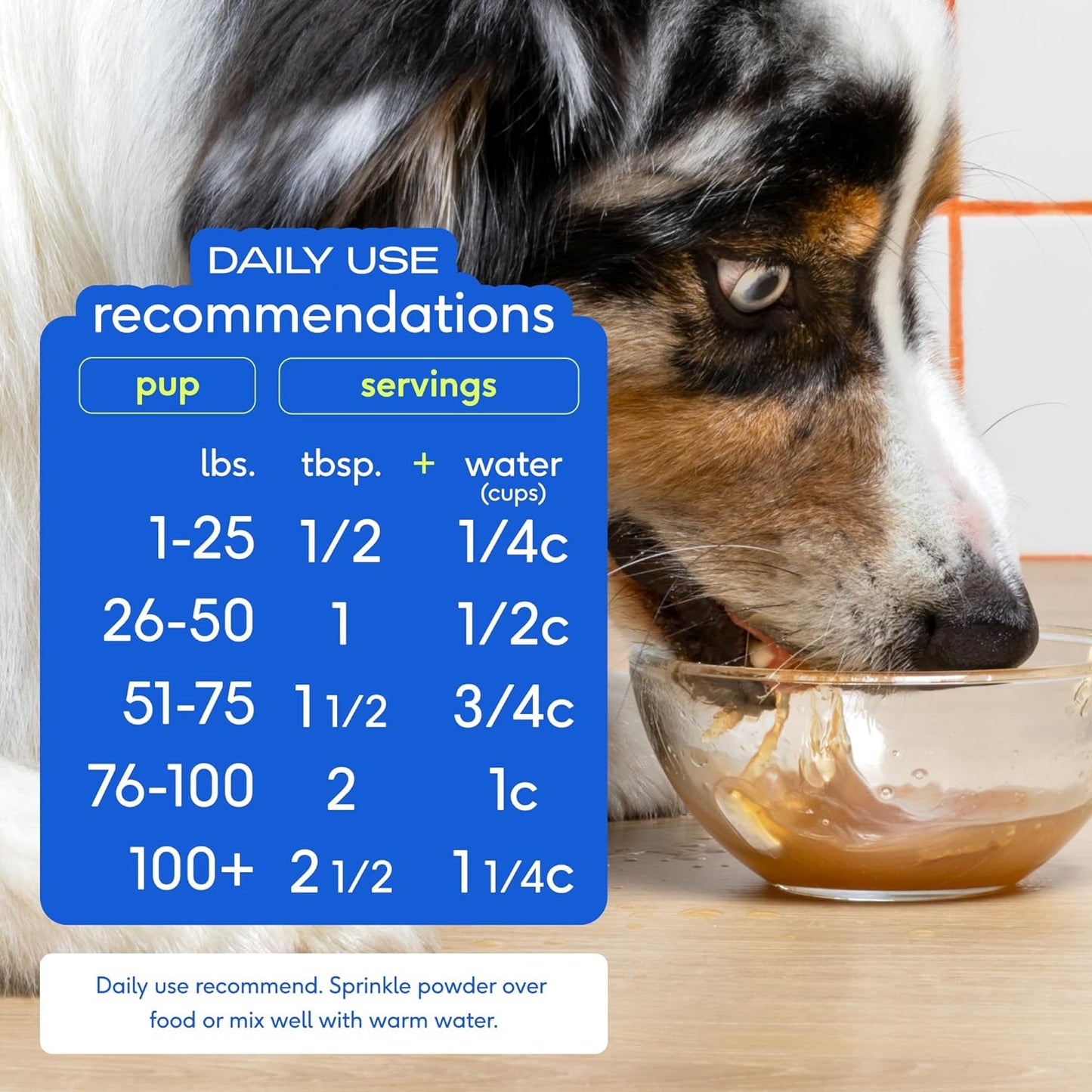 Native Pet Bone Broth for Dogs and Cats - Turkey Bone Broth Powder Dog Food Toppers for Picky Eaters - Provides Extra Nutrition for Joint Strength, Immune Support & Heart Health - 96 Scoops