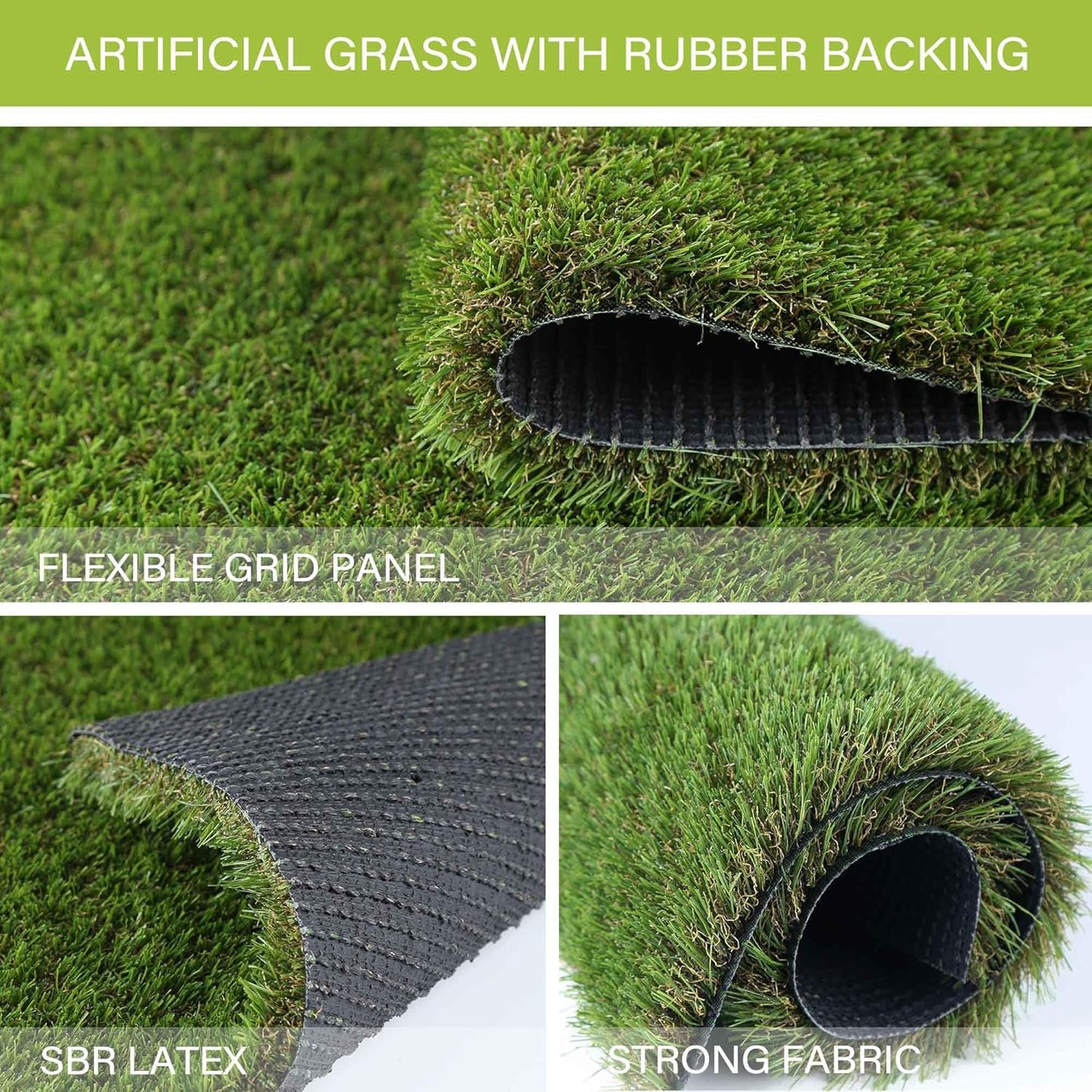 Dog Grass Pads 6.5 x 10 FT Artificial Grass Pee Pads for Dogs Potty Fake Grass Rug Turf Mat for Dogs Training Indoor Outdoor Garden Lawn Artificial Grass Rug
