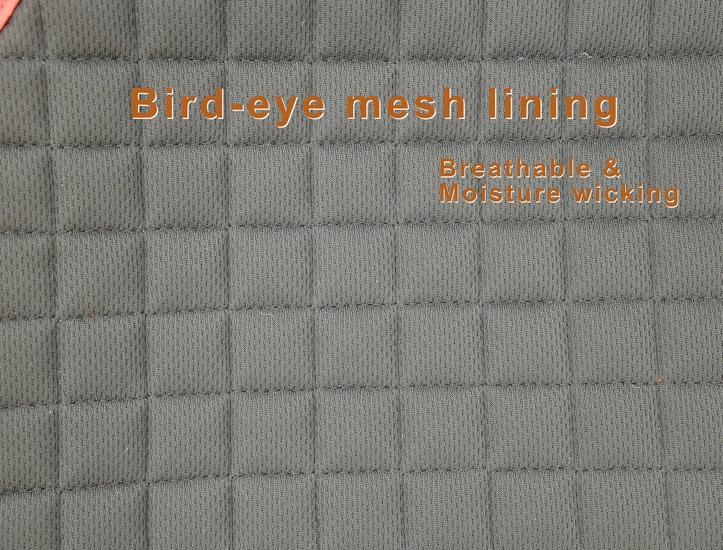 T TEKE Close Contact Saddle Pads,100% Cotton English Saddle Pads for Horses with Moisture-Wicking and Breathable Lining