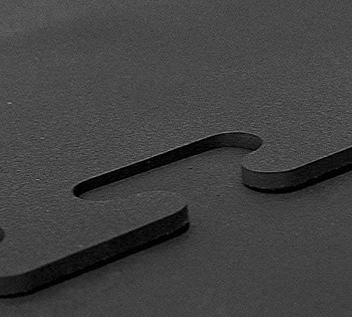 American Floor Mats - Heavy Duty Horse Stall Tiles - Slip Resistant, Black, 12" x 16" Set (48 Tiles Total, 0.75" Thick)