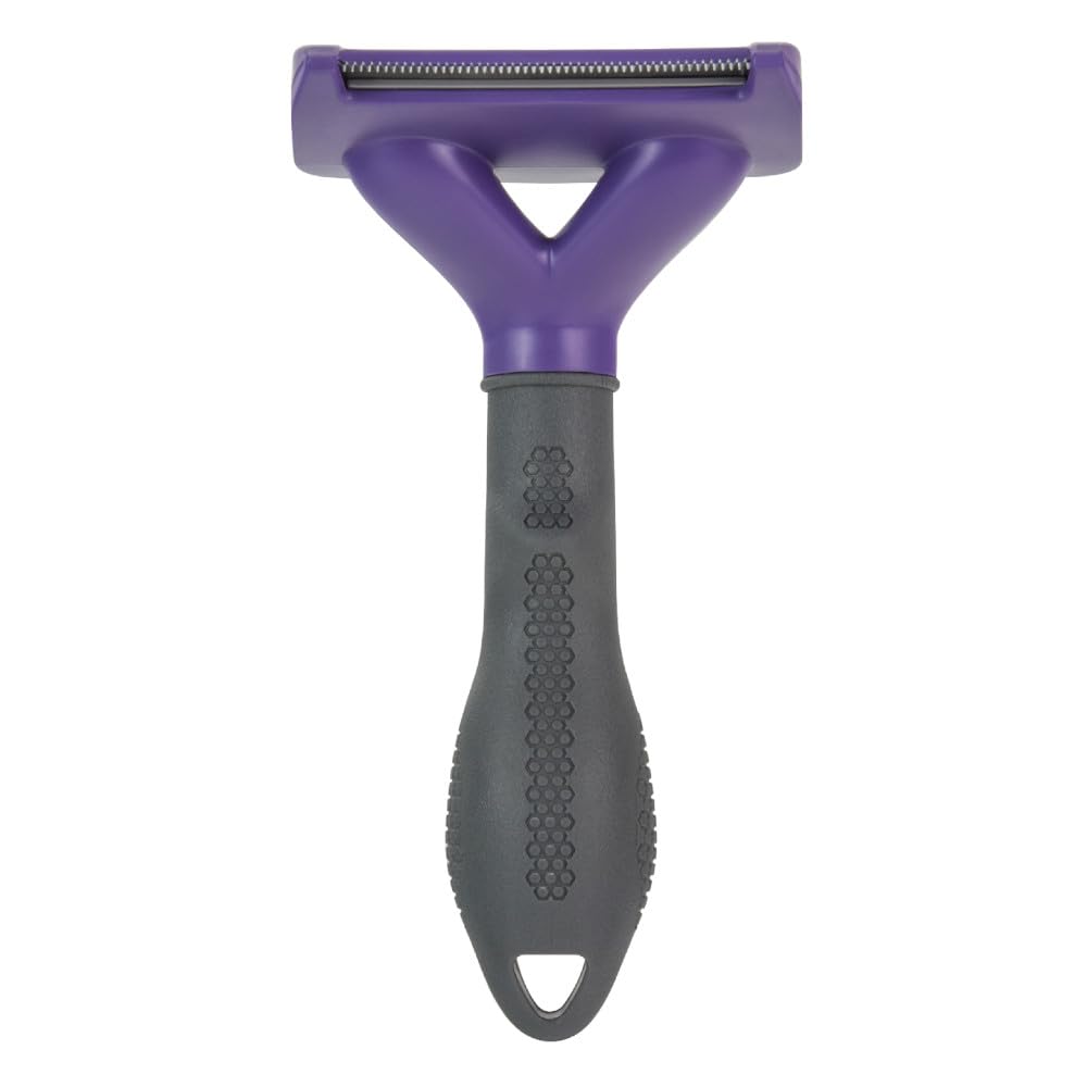 FURminator deShedding Tool For Medium/Large Cats, Short Hair, Removes Loose Hair From Shedding