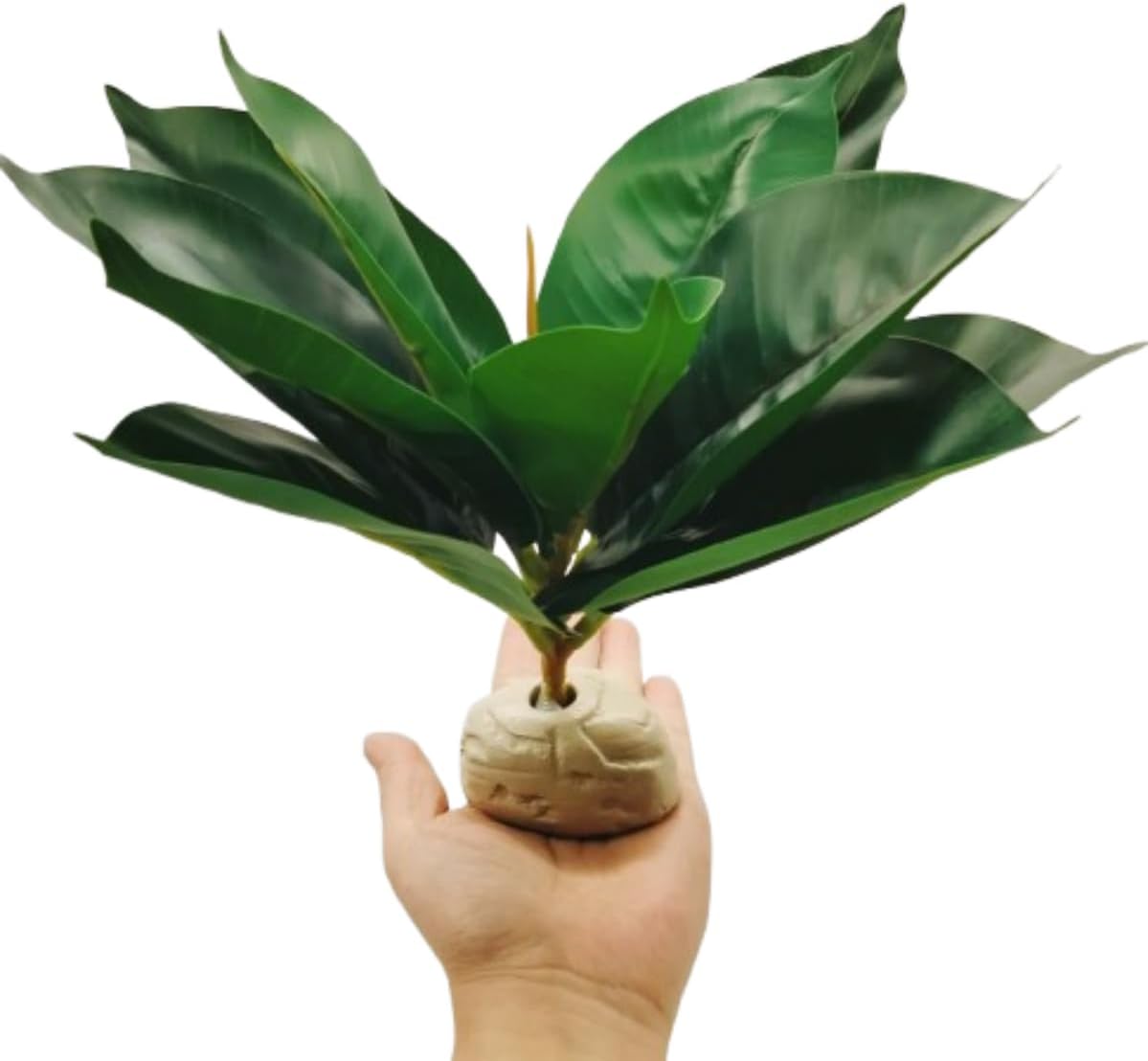 Reptile Plants Terrarium Reptile Tank Decorations for Bearded Dragon Lizard Snake Geckos Chameleon Amphibian Habitat Terrarium Decor (Green)