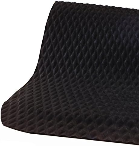 American Floor Mats Hog Heaven 5/8 inch Black & Black Border 3' x 8' Nitrile Backed Anti-Fatigue Comfort Mat