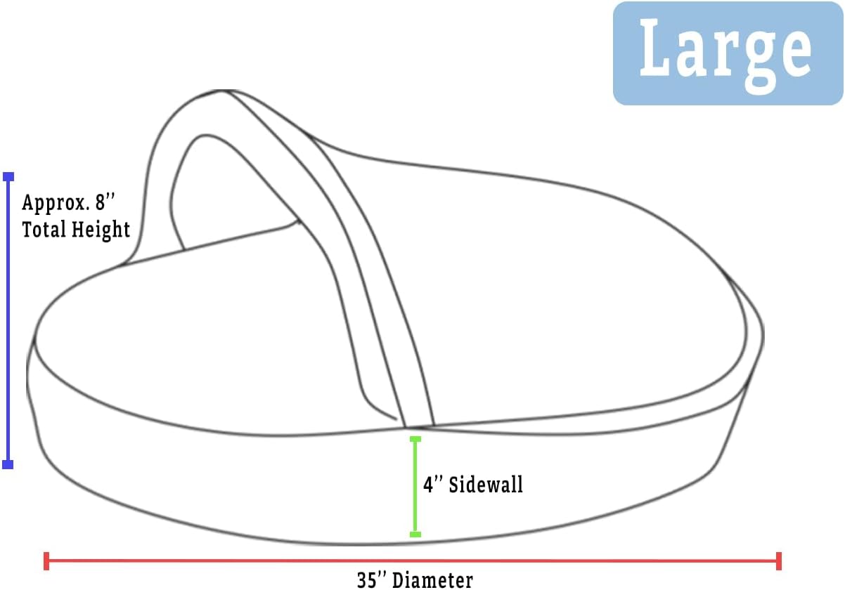 Snoozer Luxury Cozy Cave Dog Bed - Indoor Dog Bed with Cover Cave, Covered Calming Burrow for Small & Medium Sized Pets with Blanket Attached, Enclosed, Washable - Large, Black