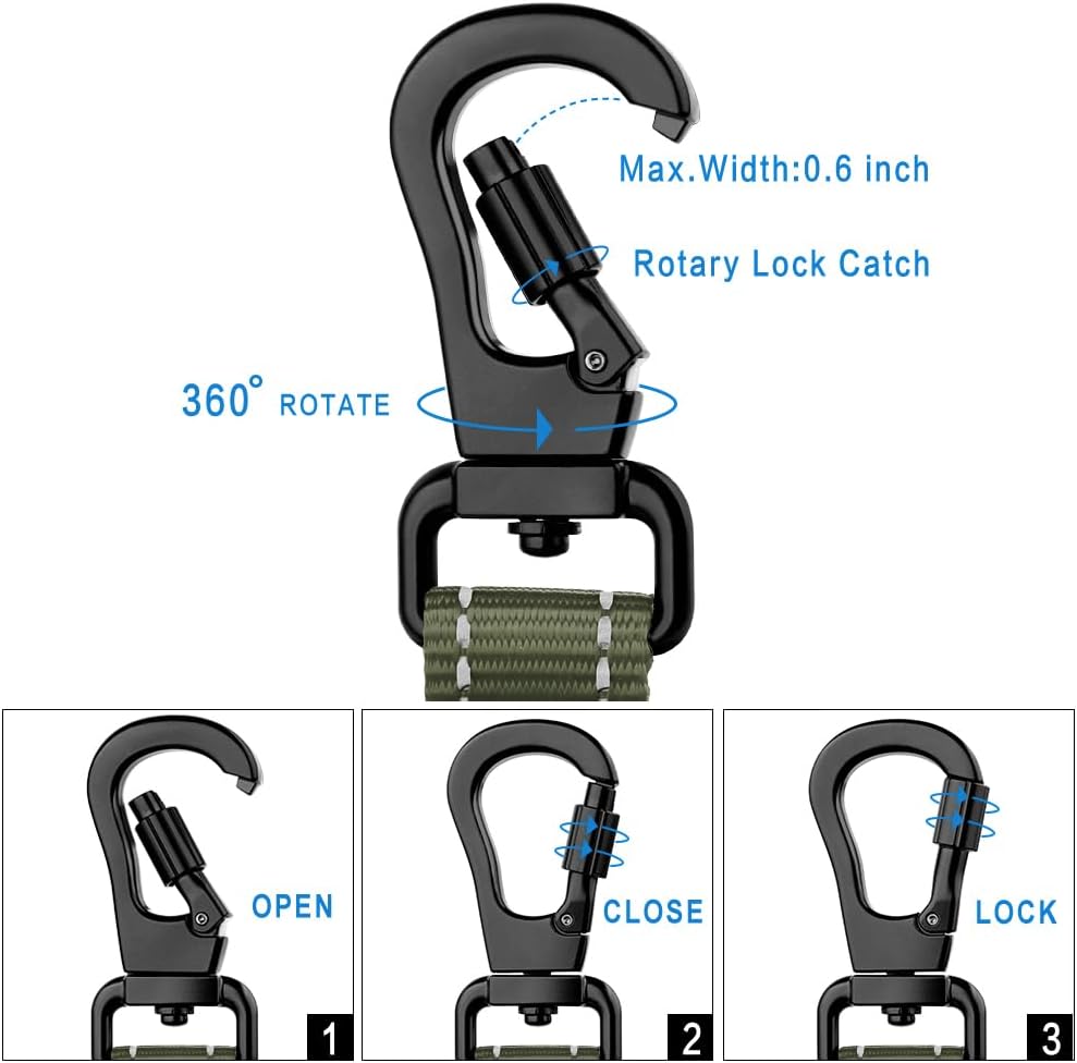 PLUTUS PET Short Training Dog Leash with Padded Handle for Medium Large Dogs,18 Inch Heavy Duty Strong Traffic Leash with Carabiner Clip for Climbing Walking or Guiding Blind(18”，Ranger Green)