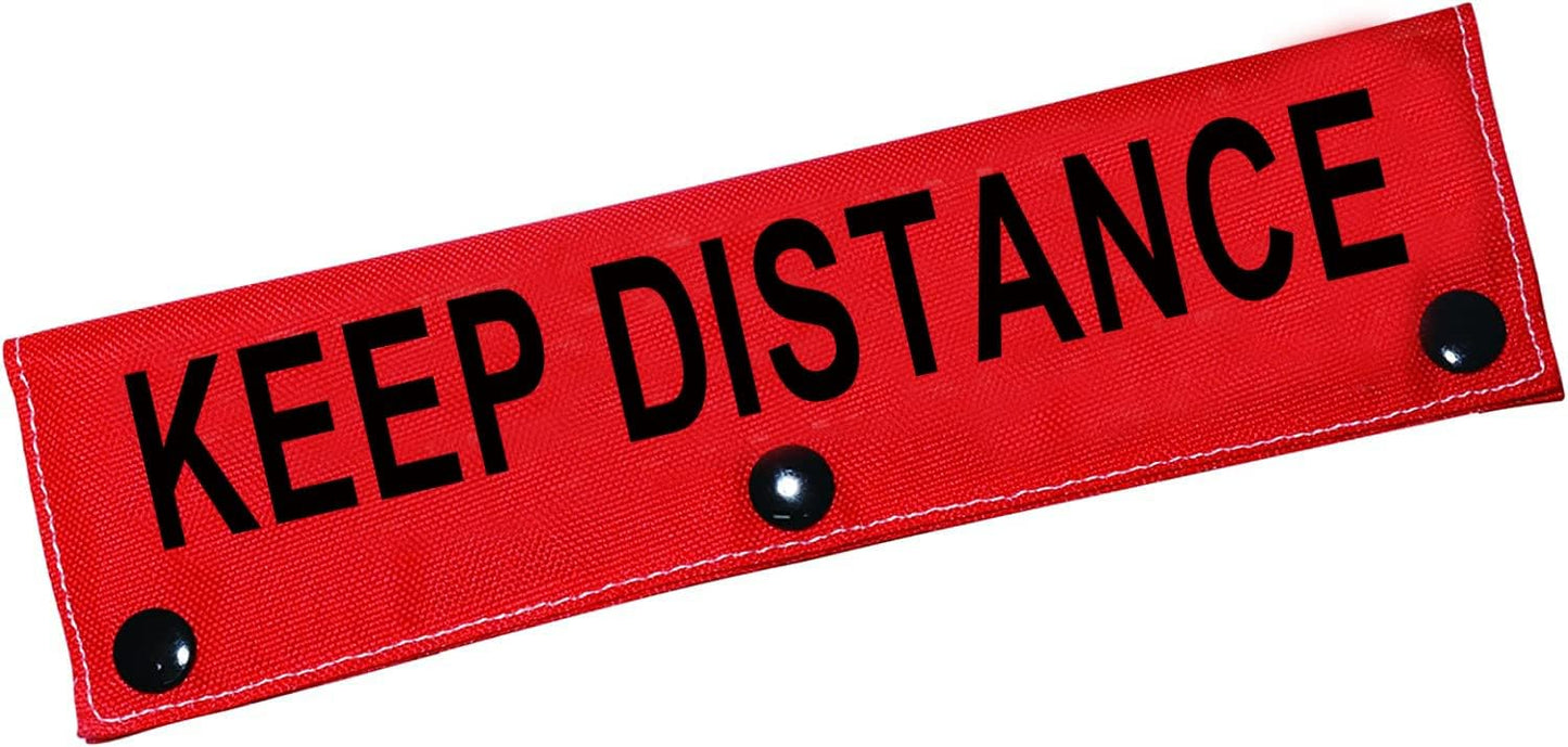 Funny Dog Leash Sleeve Keep Distance Dog Leash Wrap Sleeve Pet Birthday Gift (Keep Distance-Sleeve)