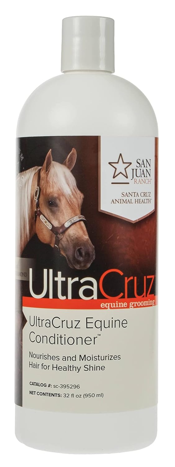 UltraCruz - sc-516943 Equine Bright White Horse Shampoo and Conditioner Bundle, 32 oz Each