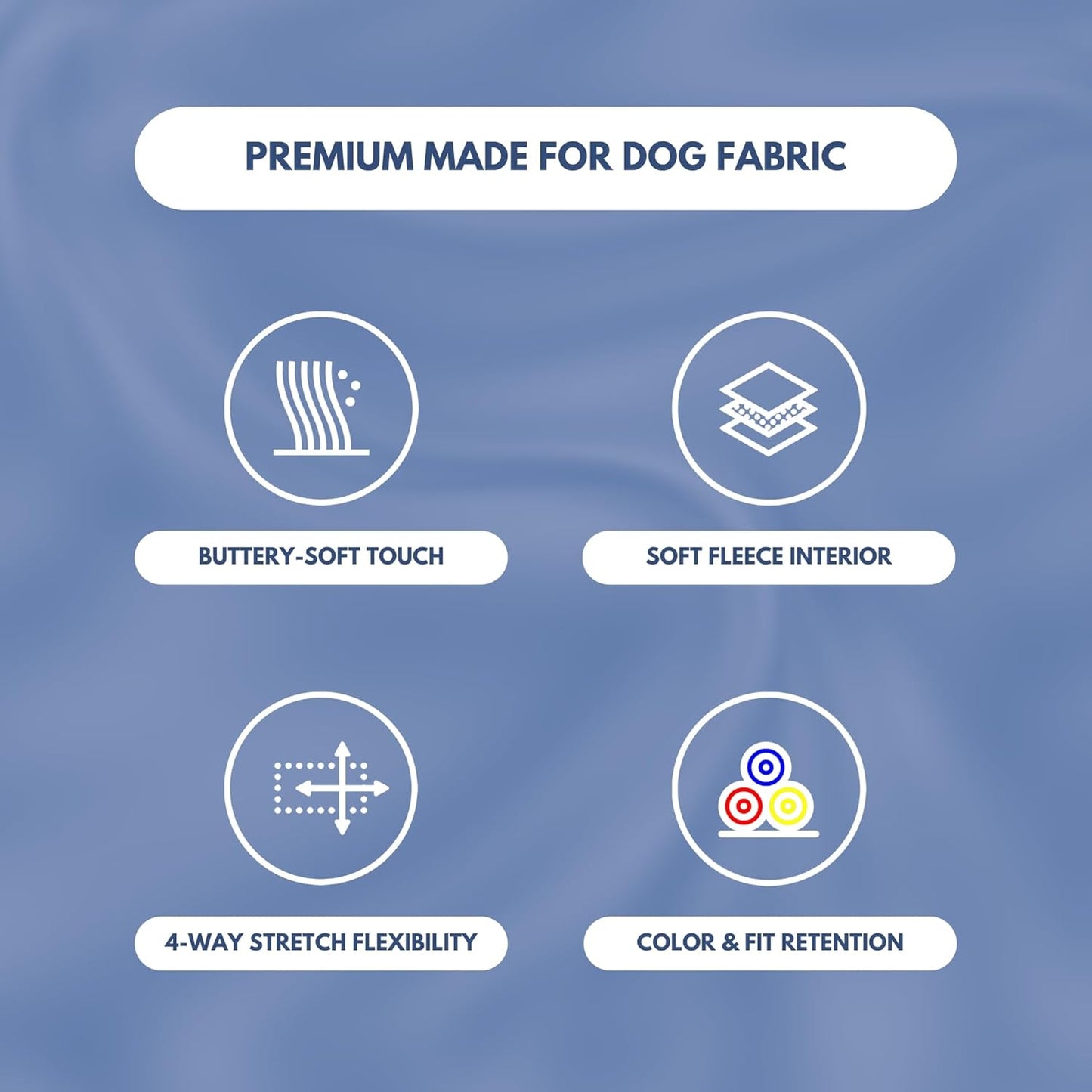 Spark Paws Dog Hoodie – Premium Dog Sweater for Small, Medium, and Large Dogs | Warm Outfits for French Bulldogs, Pitbull, Puppy, Winter Jacket Alternative - Slate Blue - S