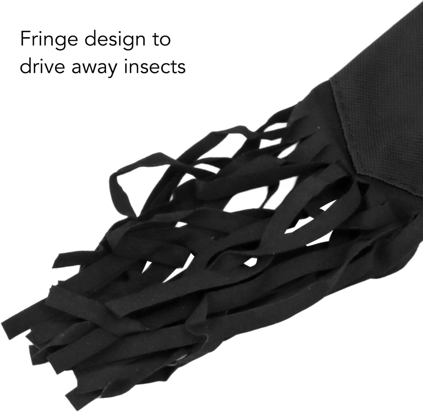 GLOGLOW Horse Tail Bag, Design Horse Tail Guard with Fringe for Keep Tail and Protected (Black)