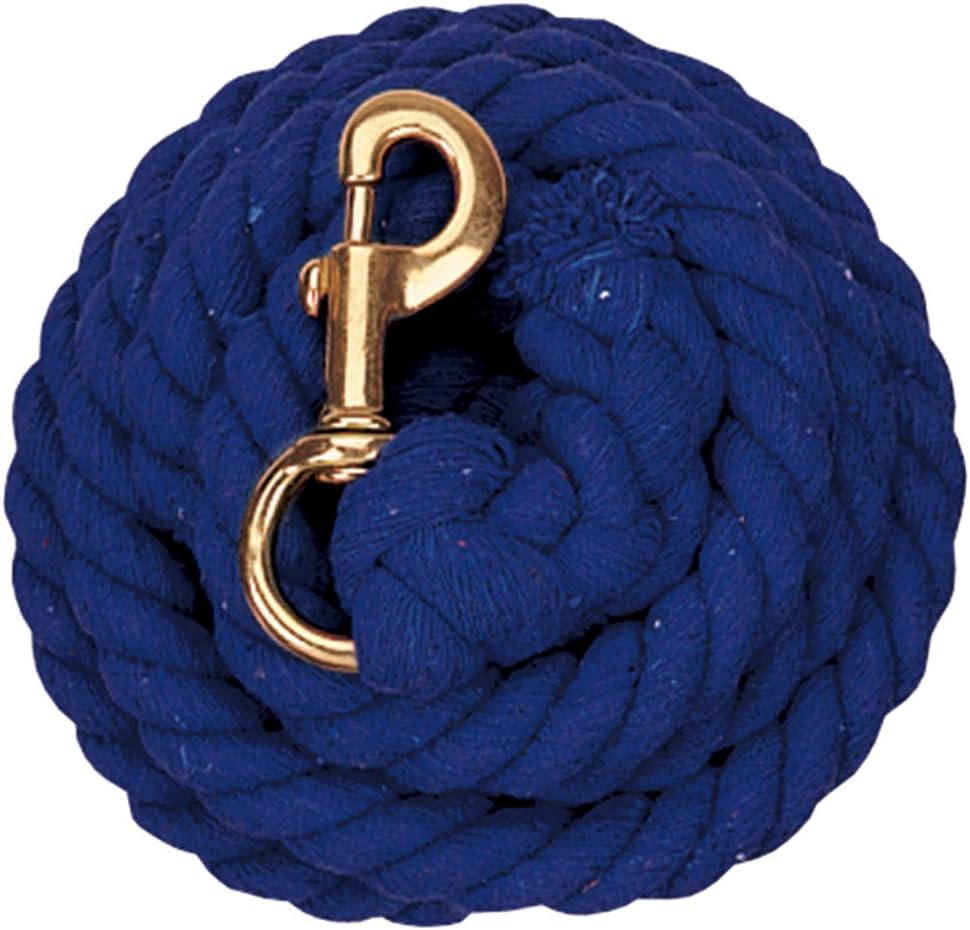 Weaver Equine Performance Lead Rope, Long Horse Lead Rope with Quick Halter Attachment, Soft Comfort Grip, Barn Horse Tack for Daily Use & Showing