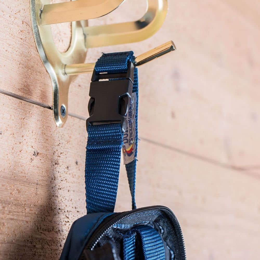 Dura-Tech Deluxe Fake Horse Tail Bag | Protects Fake Horse Tail | Full-Length Zipper | Tangle-Free Lycra Sleeve | Secure Tail Fastener | Handy ID Pocket | Color Burgundy