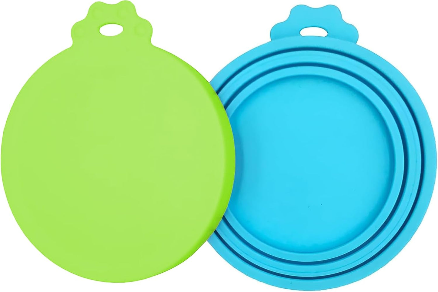 3 Pack Pet Food Can Covers, Silicone Universal Can Lids for Dog & Cat Food, BPA Free, One Fit Most Standard Size Can Lids Top Blue/Green/Pink