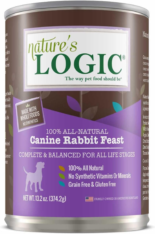 Natures Logic NL00180 Grain-Free Rabbit Feast Wet Dog Food, One Size