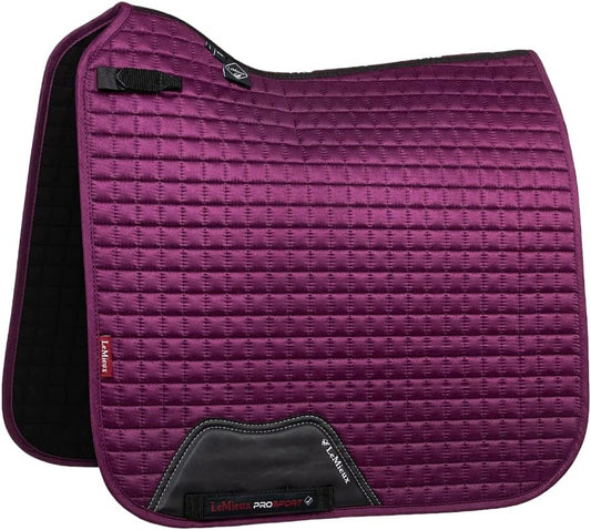 LeMieux Suede Dressage Square - English Saddle Pads for Horses - Equestrian Riding Equipment and Accessories