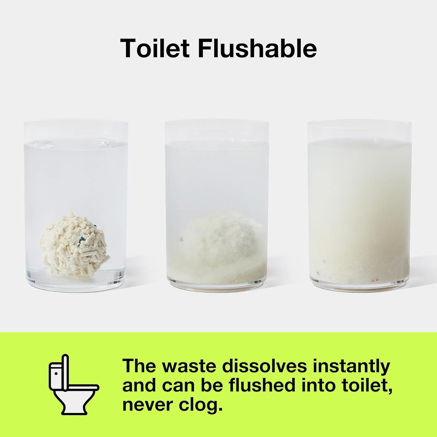 VETRESKA Tofu Cat Litter, Natural Strong Clumping Flushable Litter Pellets, Ultra Water Absorbent Deodorant Tofu Litter, Dust-Free Low Tracking Cat Litter, Cactus(5.5lb×4bags)