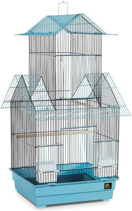 Prevue Hendryx Beijing Bird Cage, Blue and Black, 1/2" (SP41730-1)