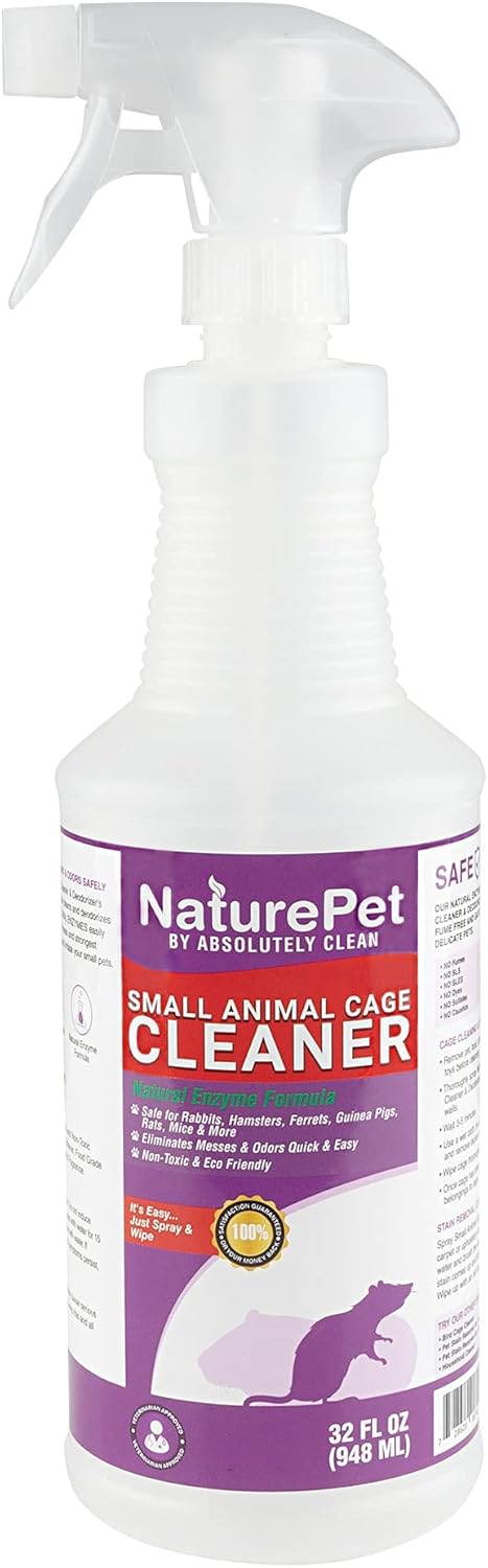 Small Animal Cage Cleaner (32oz Spray Bottle (Save 30%))
