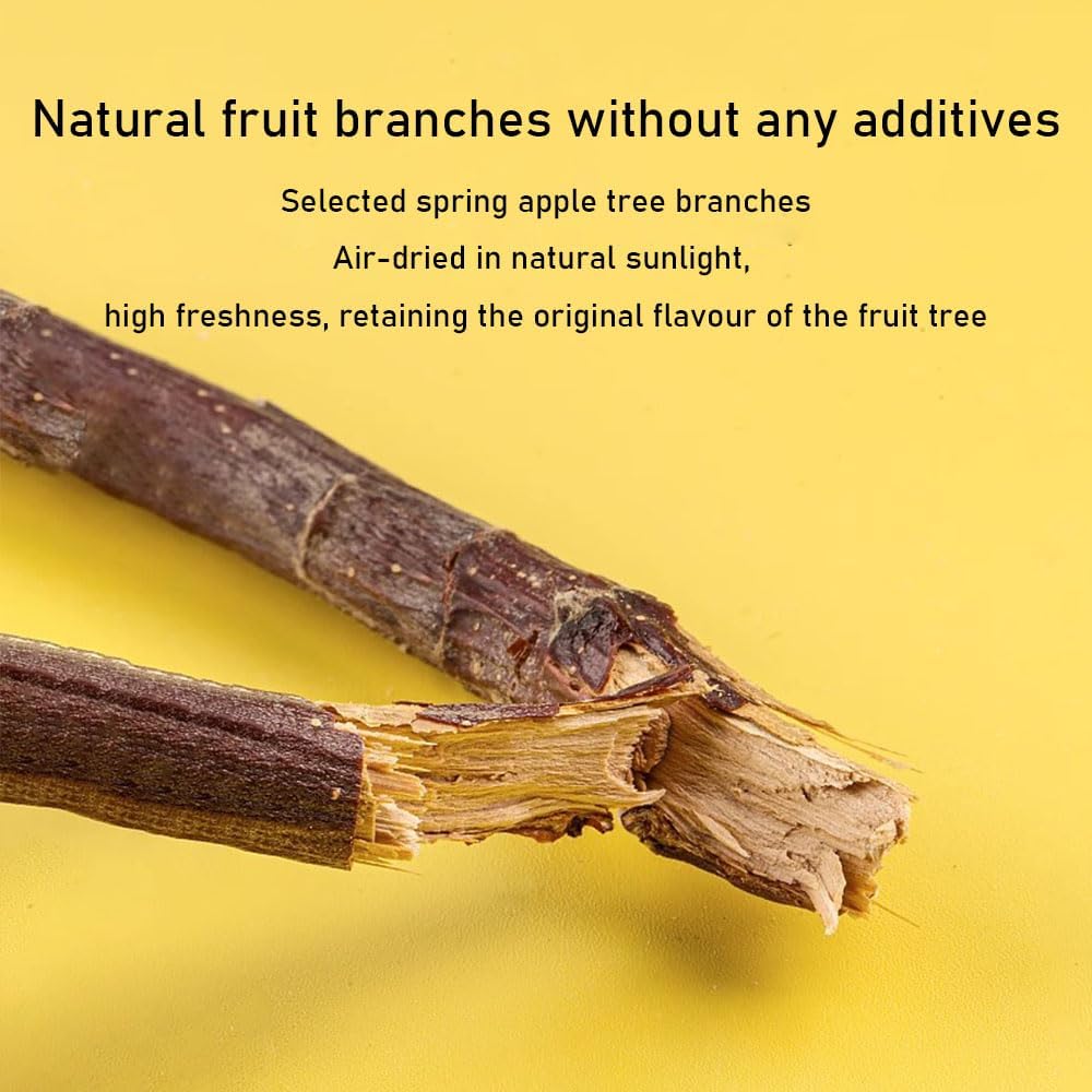 Guinea Pig Toys Apple Sticks, Tissimo Grass Sticks, Sweet Bamboo,Types of Combined Chew Toys,Pertain Chinchilla Squirrel Gerbil Hamster Squirrel Guinea Pigs