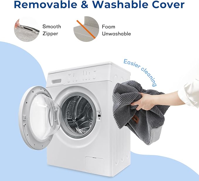 Dog Stairs Ramp for Bed 19.7" H - Pet Stairs Steps for Small to Medium Dogs to Get on Bed and Couch, 35D Foam with Non-Slip Bottom Beige, 4 Steps