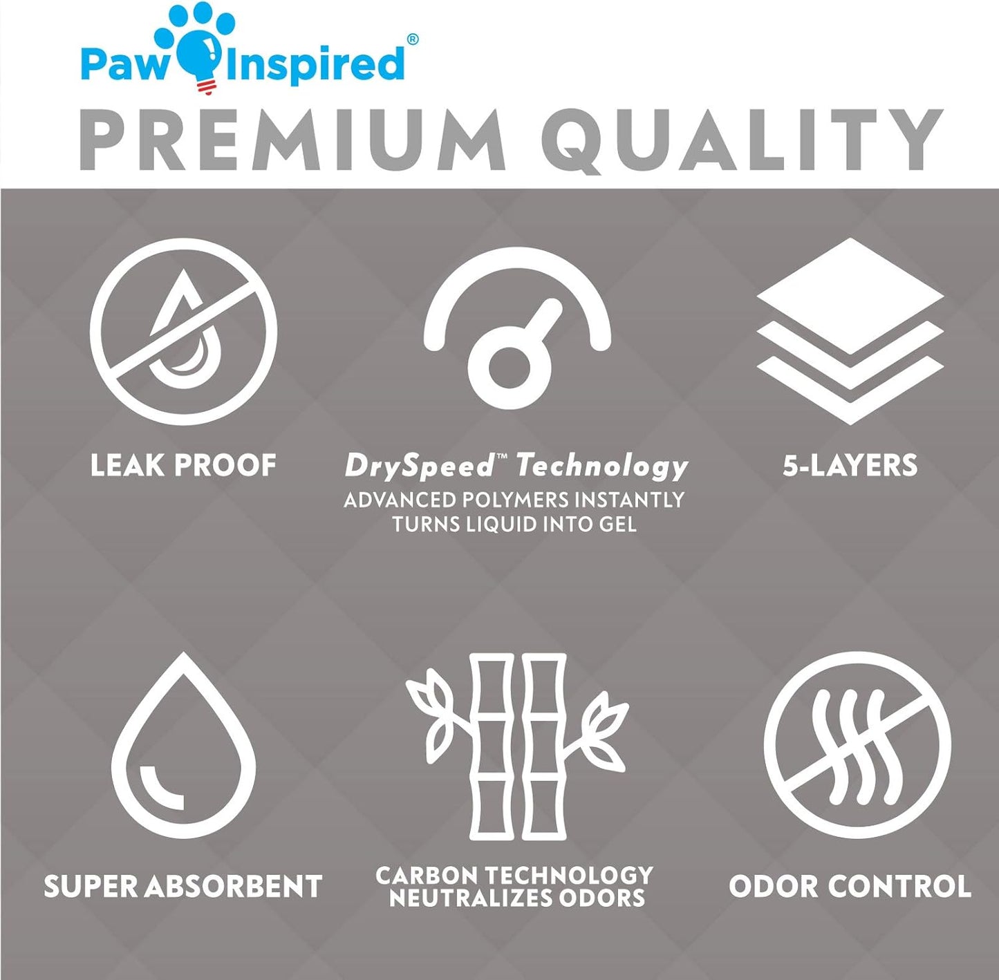 Paw Inspired Disposable Guinea Pig Cage Liners | Bamboo Charcoal Odor Controlling | Super Absorbent Liners Pee Pads for Ferrets, Rabbits, Hamsters, and Small Animals (36x18 (Wabbitat 37") - 16 ct)