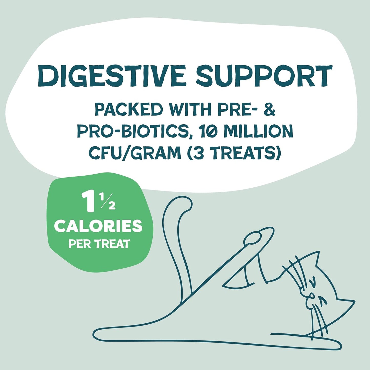 Shameless Pets Crunchy Cat Treats - Catnip Treats for Cats with Digestive Support, Natural Ingredients Kitten Treats with Real Chicken, Healthy Flavored Feline Snacks - Catnip N Chill, 3-Pk