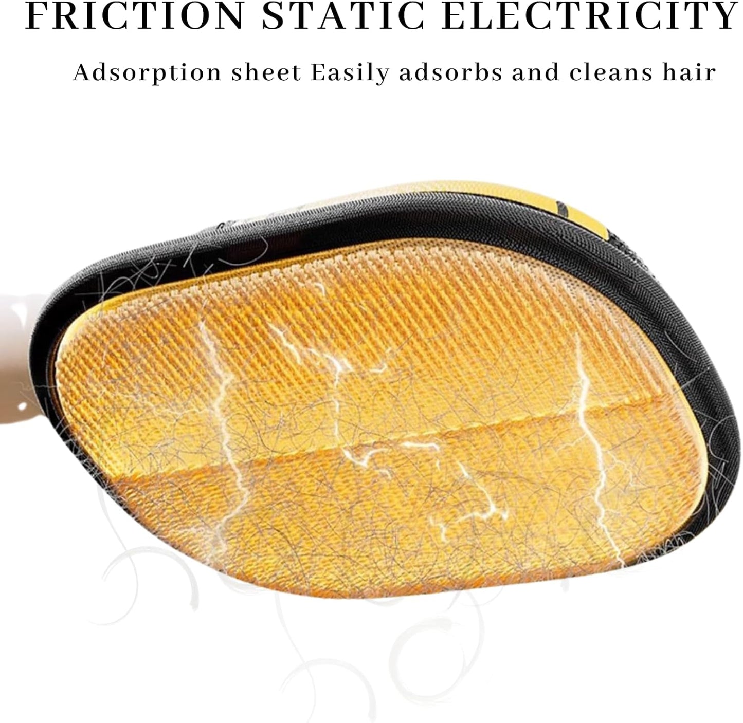 Magic Brush Pet Hair, Newly Upgraded Reusable Electrostatic Pet Hair Remover Glove, Pet Hair Removal Glove for Dogs & Cats, Clothing, Couch, Carpet, Car Seat (1 Pcs)