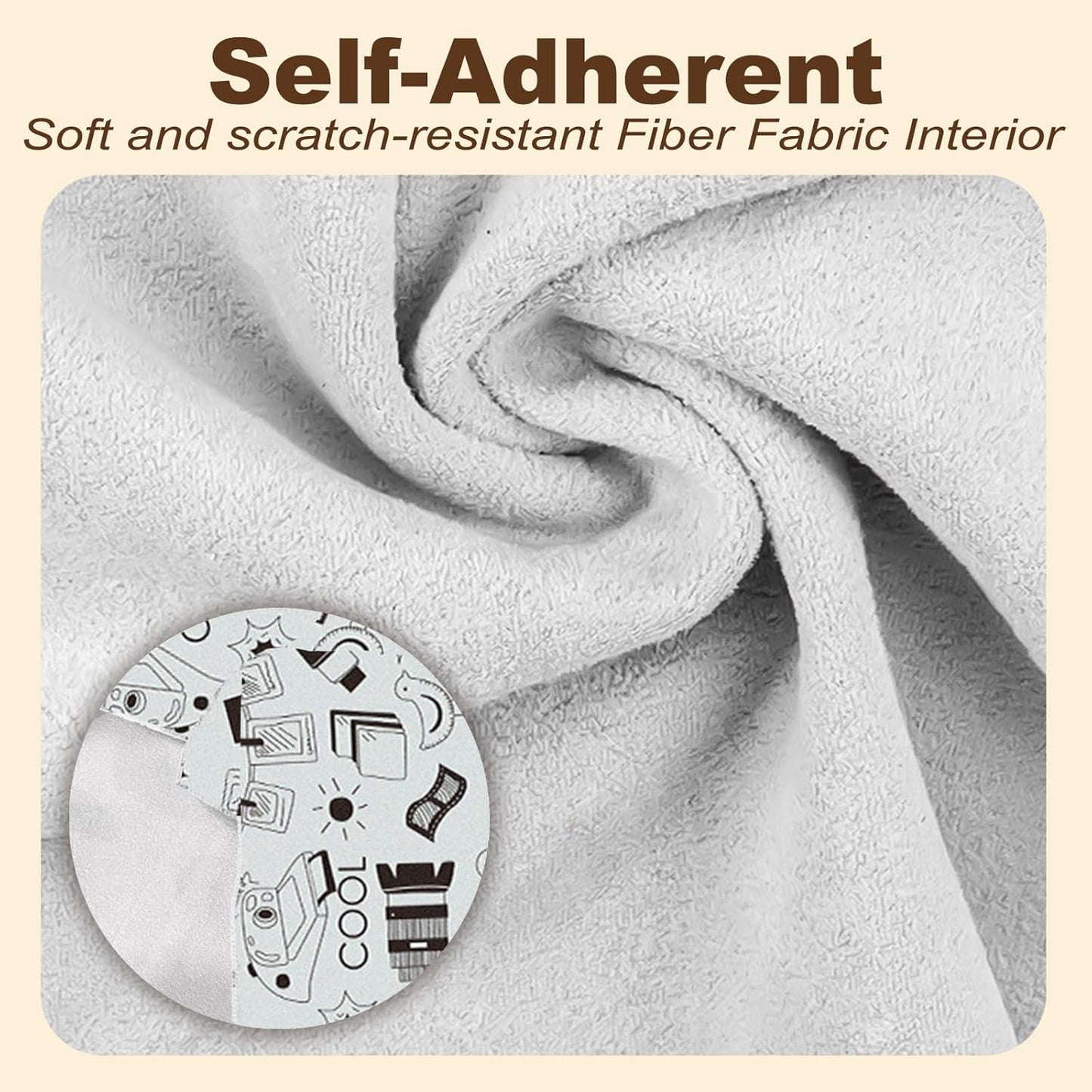 Cat Grooming Wrap, [XXL] Cat Restraint Wrap for Nail Clipping, Ear Cleaning, and Teeth Brushing, Self-Adherent, Anti-Bite, Anti-Scratch, Anti Scratch