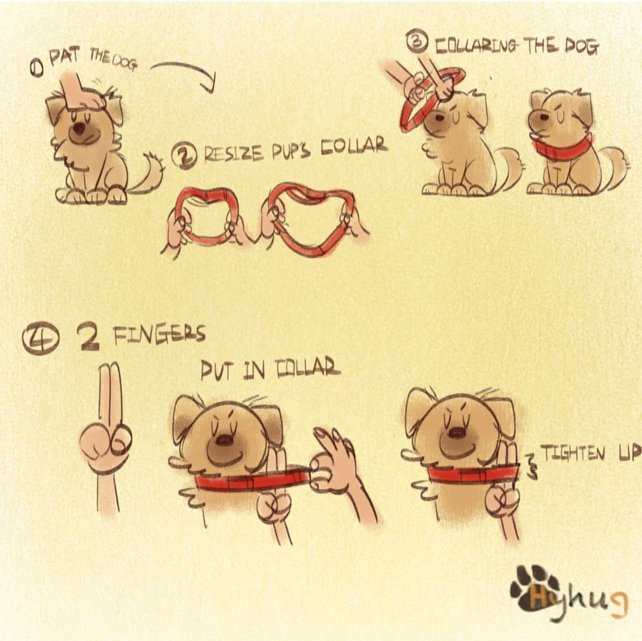 Hyhug Improved Design Nylon Webbing, Cold Water Washing Does Not Fade, Not Polluting Dog Hair, Wear Resistant and Not Prone to Fuzzing. No Slip Training Martingale Collar. (Candy Pink, Large)