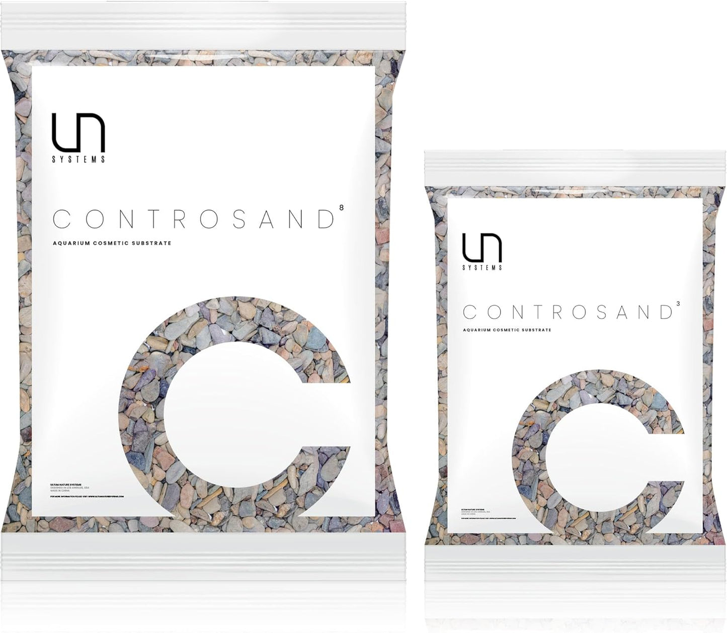 Ultum Nature Systems Controsand Sequoia Gravel (3L) - Small Pebbles for Fish Tank - Planted Aquarium Rocks - Fish Tank Substrate - Aquarium Pebbles - Versatile Fish Tank Stones