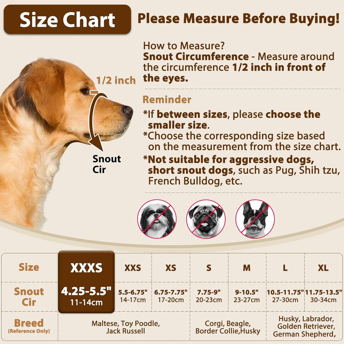 Crazy Felix Nylon Dog Muzzle for Small Medium Large Dogs Dachshund Beagle Poodle Labrador, Air Mesh Breathable and Drinkable Pet Mouth Guard for Anti-Biting Chewing Scavenging(XXXS, Pink)