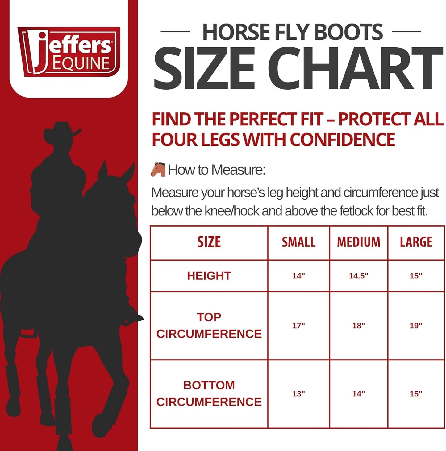Jeffers Romper Stomper Fly Boots for Horses - Grey, Large – Breathable Mesh Leg Wraps for Insect Protection, Stable Accessories for Summer Turnout, Ride Gear, Horse Hoof & Leg Care - 4 Pack