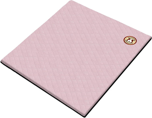 GuineaDad Premium Liner – Fleece Guinea Pig Cage Liner – Ultra-Plush Reusable Fleece Bedding with Waterproof Bottom – Extra Absorbent Liner for 2x2 C&C (Blush)