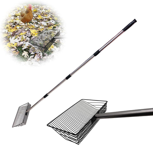 Chicken Coop Accessories, Metal Chicken Coop Pooper Scooper, Chicken Poop Scooper, Metal Litter Scoop, Poop Scooper for Chicken Coop, Chicken Coop Cleaning Tools
