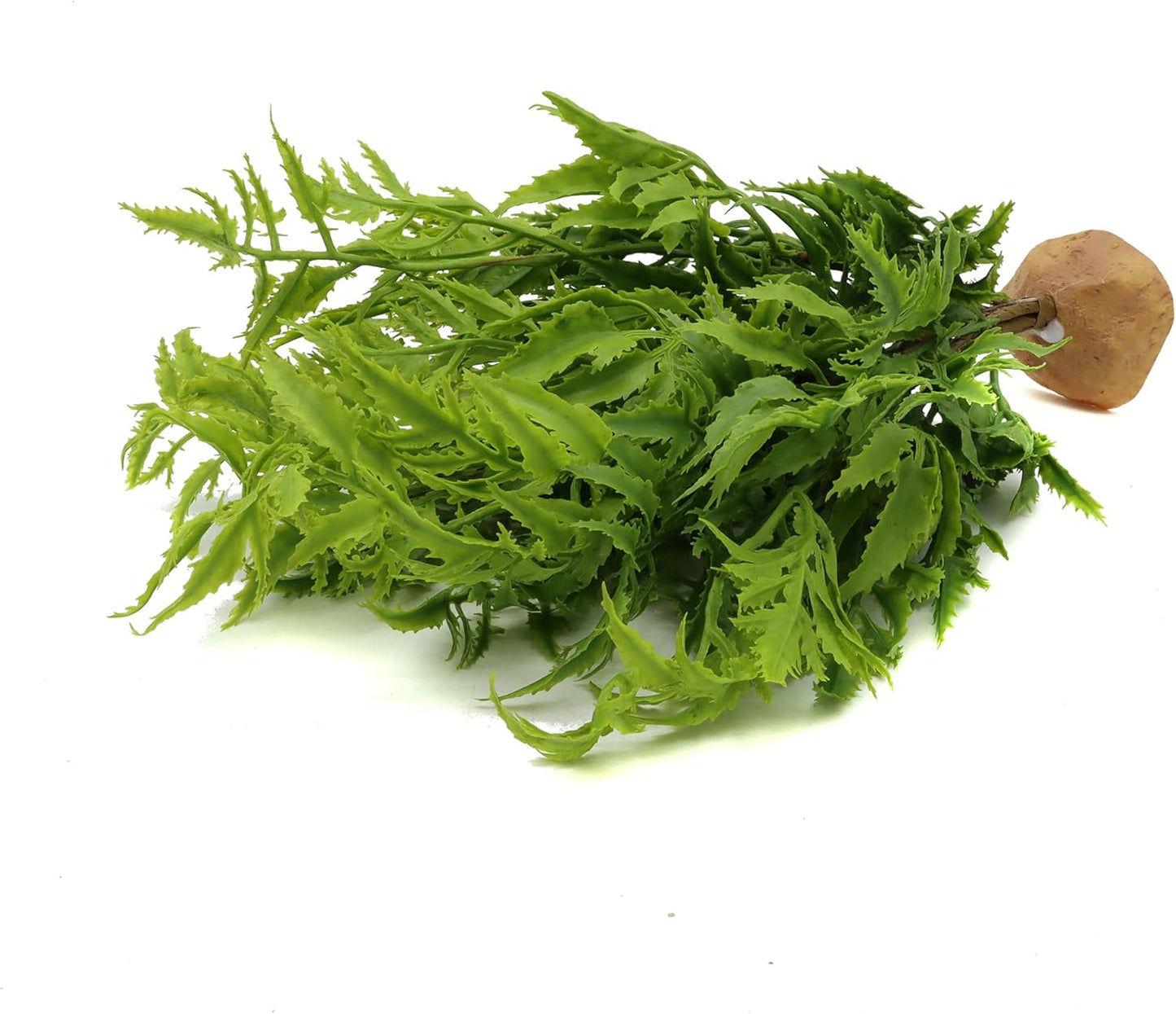 JIHAQUA Lifelike Reptile Tank Plant Decor, Fake Terrarium Plants Decor, Bearded Dragon Tank Accessories Artificial Plastic Plant for Reptile Habitat (Style C)