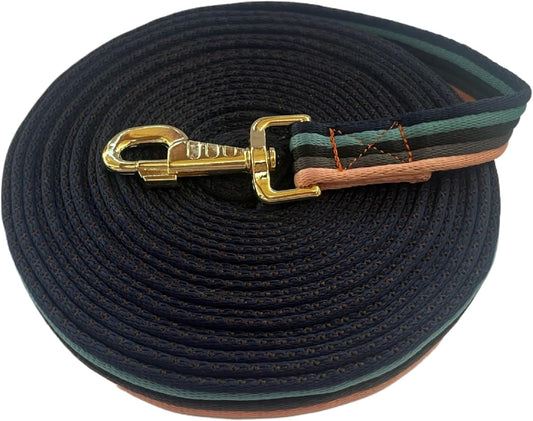 Premium Horse Training Lunge Line with Alloy Trigger Buckle for Accurate Equestrian Training of 26 Foot (8 Meters)