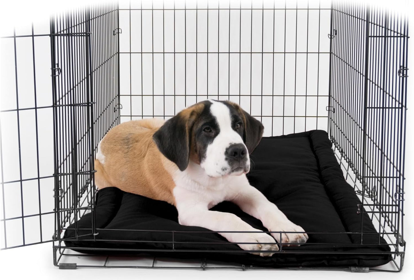 K9 Ballistics Tough Ripstop Dog Crate Pad - Durable & Machine Washable with Non-Skid Bottom and 120-Day Warranty, Fits 30" Wire Crates - Small, Obsidian Black