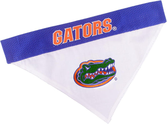 Pets First Collegiate Pet Accessories, Reversible Bandana, Florida Gators, Small/Medium