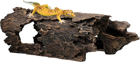 Reptile Hide Bark Texture,Snake Hide,Bearded Dragon Basking Platform,Aquarium Decor for Amphibians,Leopard Gecko,Lizard,Turtle,Tortoise,Betta Fish,Spider,Scorpion,Axolotl